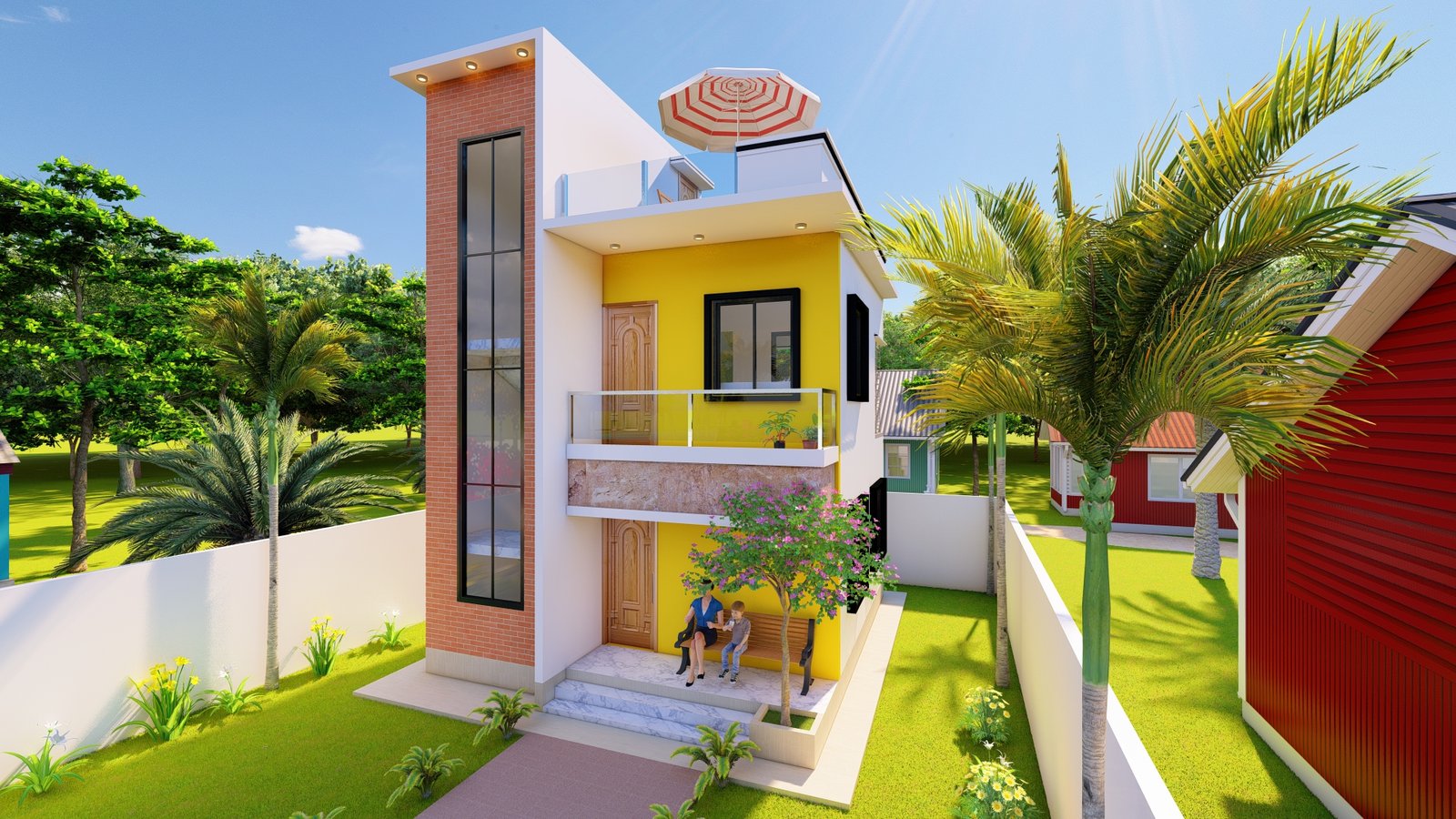 duplex house design 2024